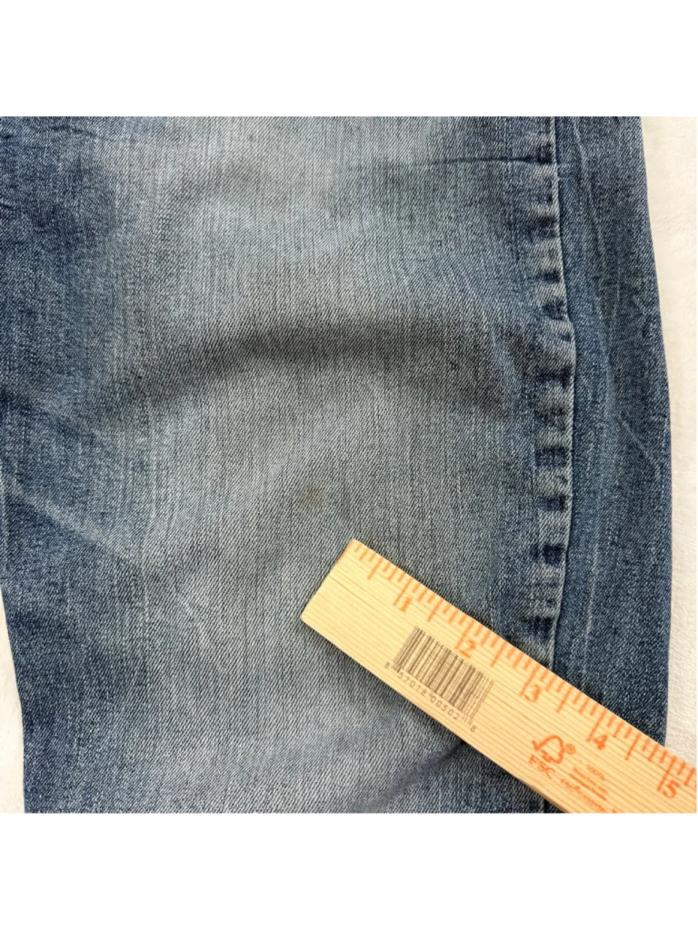 Men's Levi's 514 31x30 Blue Straight Jeans Light Wash